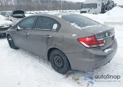 2014 Honda Civic Lx из США, поврежденный, VIN 19XFB2F56EE024871